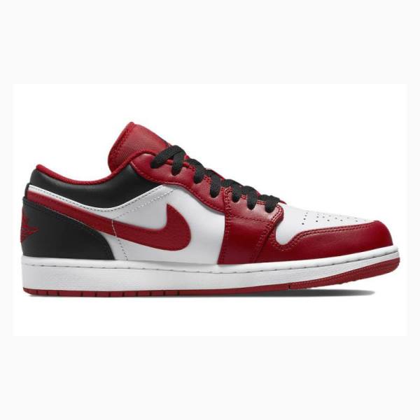 Red / Black Nike Retro Low Gym Sneakers Men's Air Jordan 1 | JD-581WU