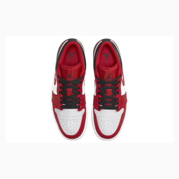 Red / Black Nike Retro Low Gym Sneakers Men's Air Jordan 1 | JD-581WU