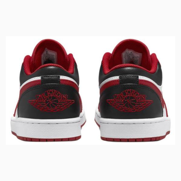 Red / Black Nike Retro Low Gym Sneakers Men's Air Jordan 1 | JD-581WU