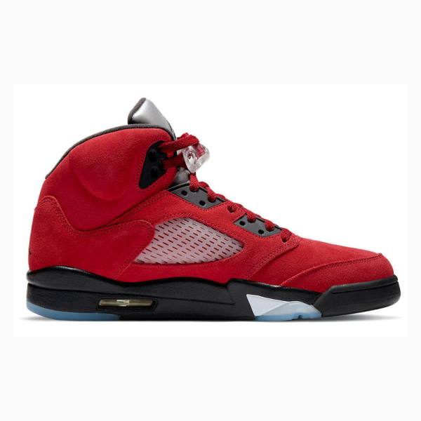 Red / Black Nike Retro Raging Bull Basketball Shoes Men's Air Jordan 5 | JD-514ZE