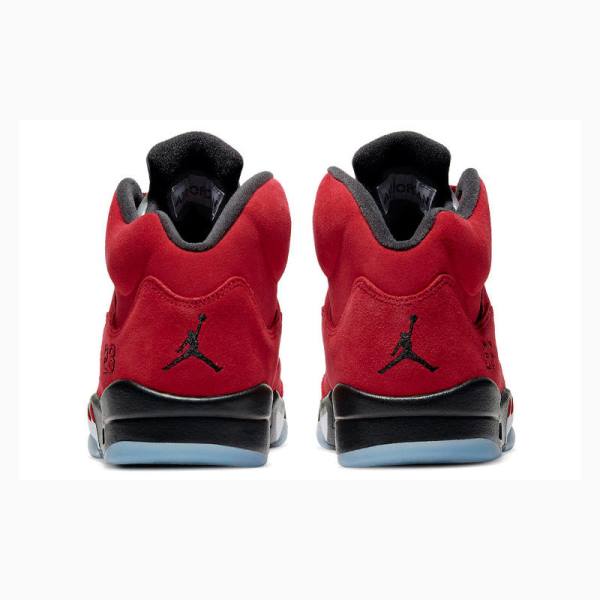 Red / Black Nike Retro Raging Bull Basketball Shoes Men's Air Jordan 5 | JD-514ZE