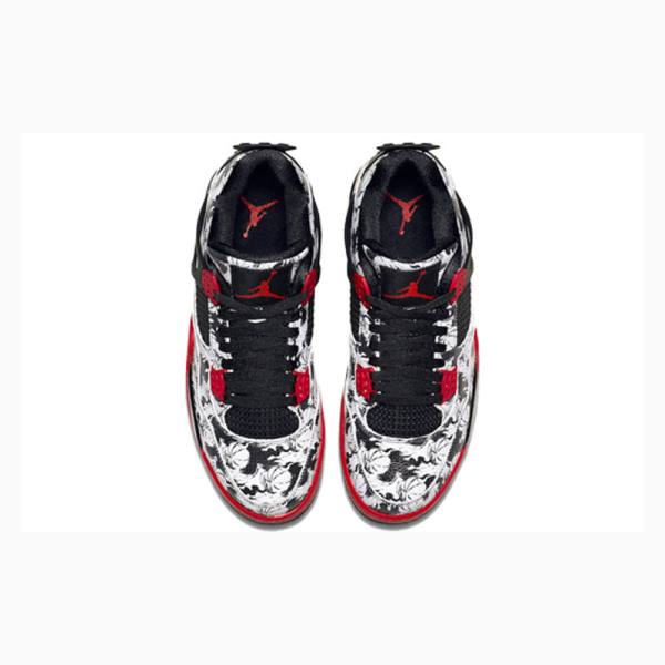 Red / Black Nike Retro SNGL DY Singles Day - Tattoo Basketball Shoes Men's Air Jordan 4 | JD-269LK