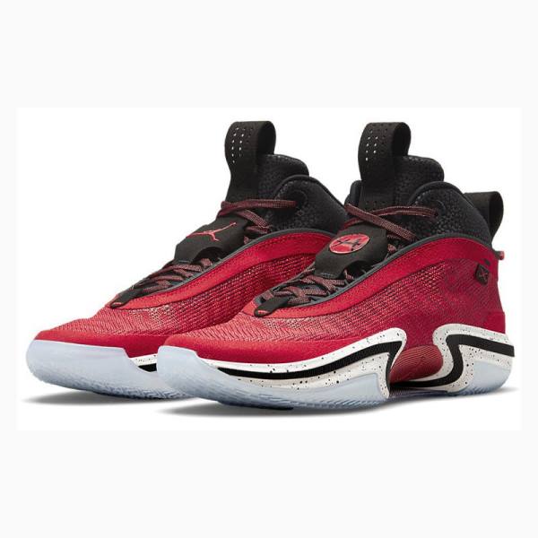 Red / Black / White Nike Rui' PE Basketball Shoes Men's Air Jordan 36 | JD-071SI