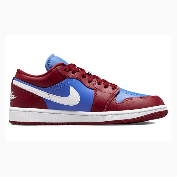 Red / Blue Nike Low Sneakers Women's Air Jordan 1 | JD-813YI