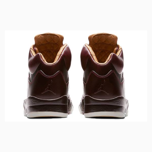 Red Nike Premium Bordeaux Basketball Shoes Men's Air Jordan 5 | JD-703AN