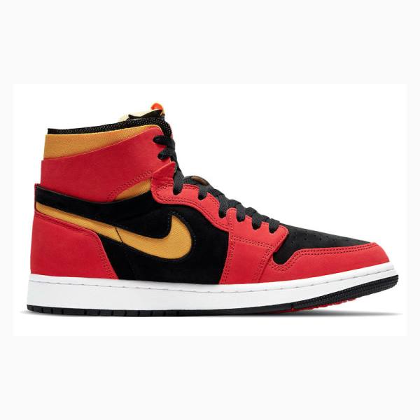 Red / Yellow Nike High Zoom Air CMFT Chile Basketball Shoes Men's Air Jordan 1 | JD-490BT