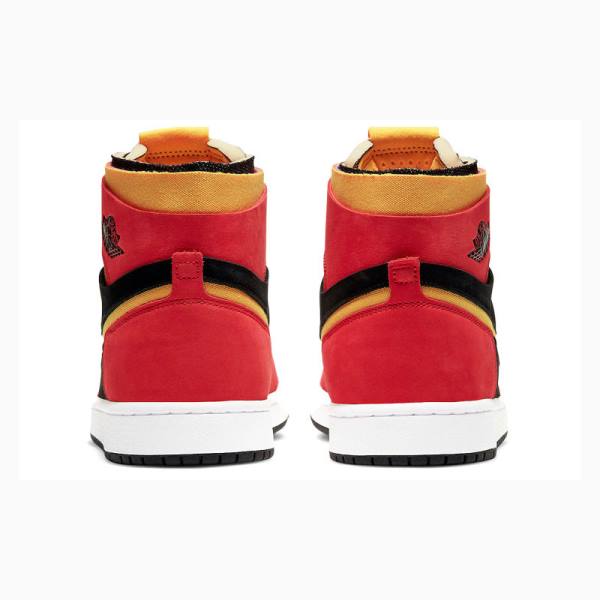 Red / Yellow Nike High Zoom Air CMFT Chile Basketball Shoes Men's Air Jordan 1 | JD-490BT