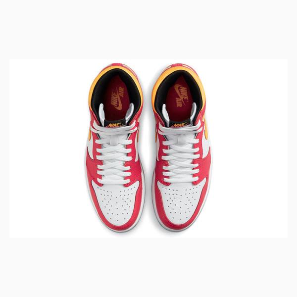 Red / Yellow Nike Retro High OG Basketball Shoes Men's Air Jordan 1 | JD-129SM