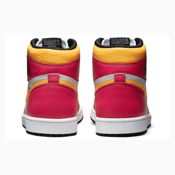 Red / Yellow Nike Retro High OG Basketball Shoes Men's Air Jordan 1 | JD-129SM