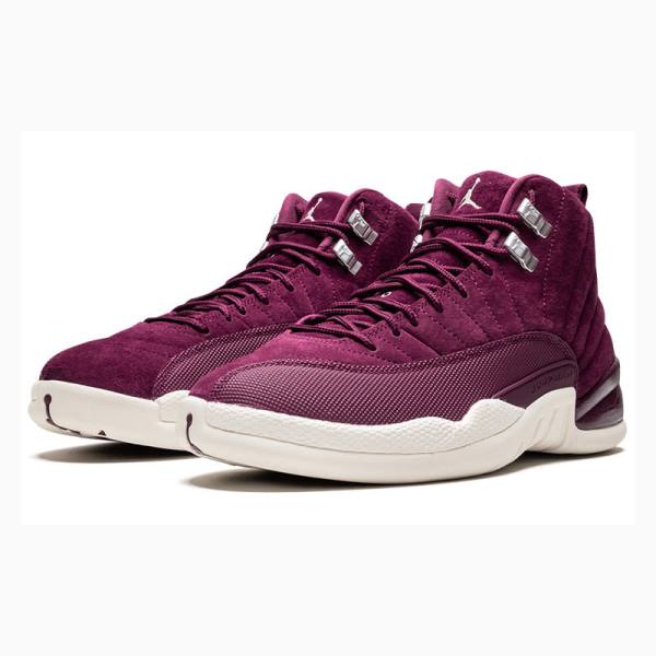 Rose Nike Retro Bordeaux Basketball Shoes Men's Air Jordan 12 | JD-648LQ