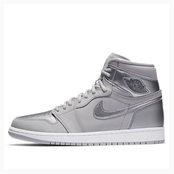 Silver Nike Retro High OG CO Japan Basketball Shoes Men\'s Air Jordan 1 | JD-632CK