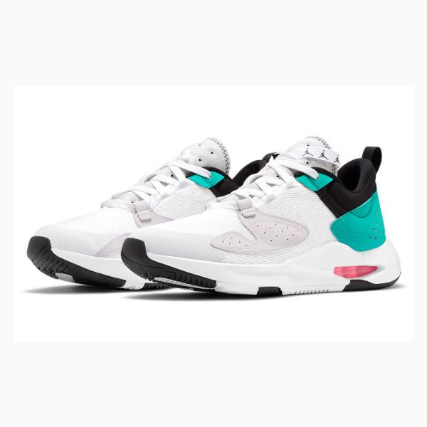 White / Black / Green Nike Air Cadence Running Shoes Men's Air Jordan | JD-671ZD