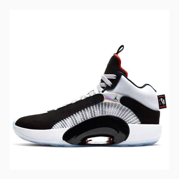 White / Black Nike DNA\' Basketball Shoes Men\'s Air Jordan 35 | JD-149VU