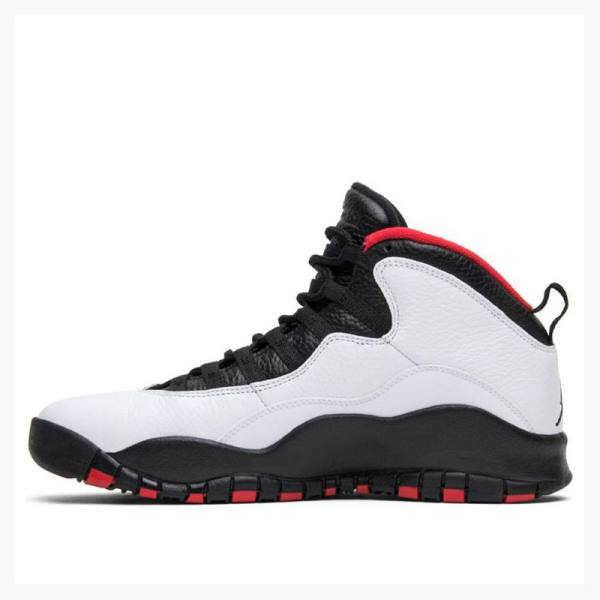 White / Black Nike Double Nickel Basketball Shoes Men\'s Air Jordan 10 | JD-951JY