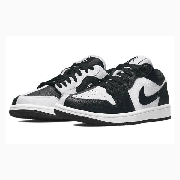 White / Black Nike Low SE Homage Sneakers Women's Air Jordan 1 | JD-805BN