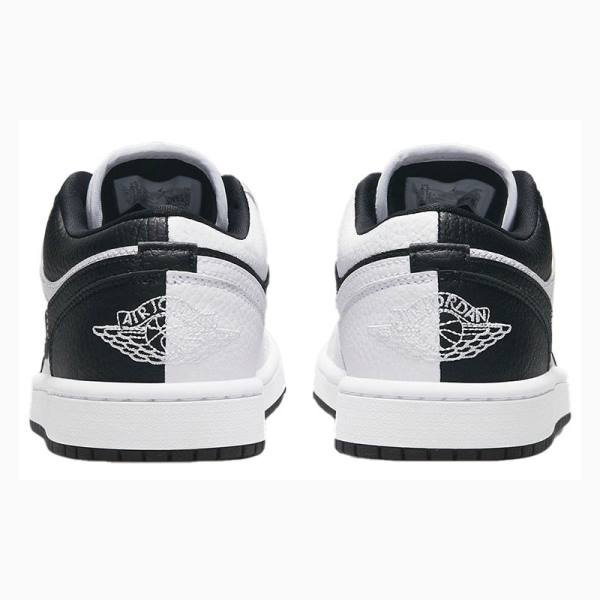 White / Black Nike Low SE Homage Sneakers Women's Air Jordan 1 | JD-805BN