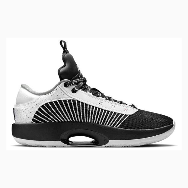 White / Black Nike Low Sneakers Men's Air Jordan 35 | JD-826OR