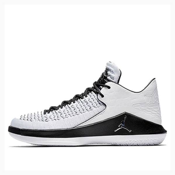 White / Black Nike Low Sneakers Men\'s Air Jordan 32 | JD-985PU