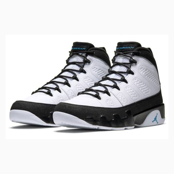 White / Black Nike Retro Basketball Shoes Men's Air Jordan 9 | JD-084XN