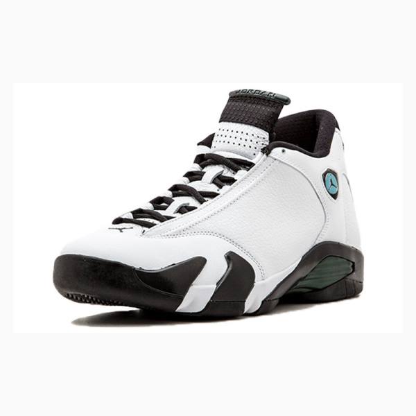 White / Black Nike Retro Oxidized Basketball Shoes Men's Air Jordan 14 | JD-475EQ