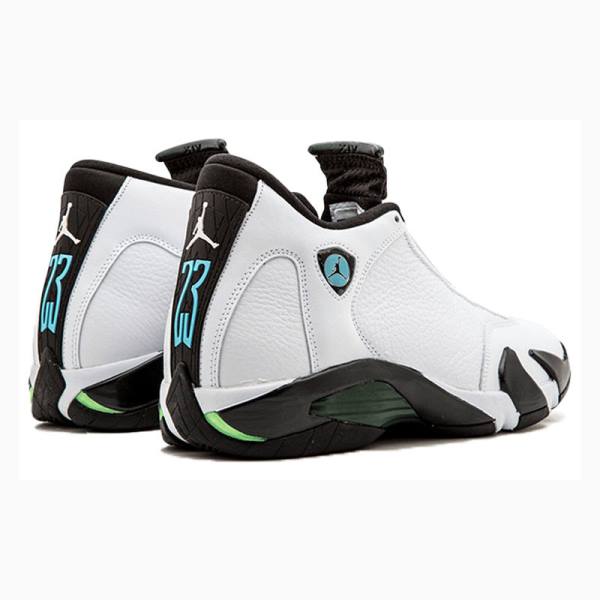 White / Black Nike Retro Oxidized Basketball Shoes Men's Air Jordan 14 | JD-475EQ