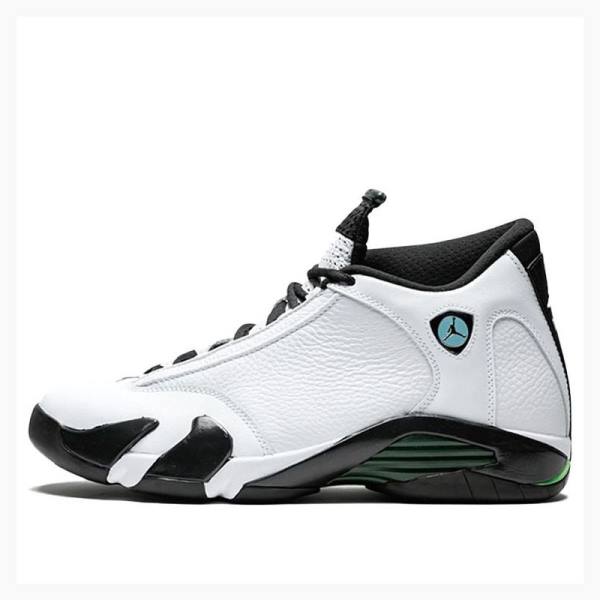 White / Black Nike Retro Oxidized Basketball Shoes Men\'s Air Jordan 14 | JD-475EQ