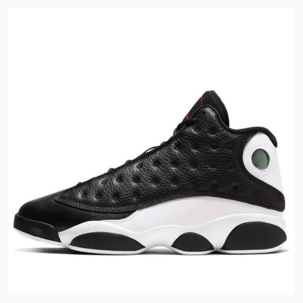 White / Black Nike Retro Reverse He Got Game Basketball Shoes Men\'s Air Jordan 13 | JD-029AP