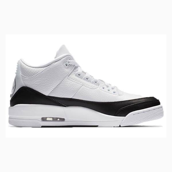 White / Black Nike Retro SP Fragment Basketball Shoes Men's Air Jordan 3 | JD-453LS