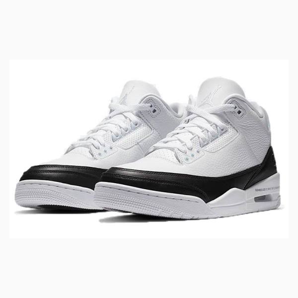 White / Black Nike Retro SP Fragment Basketball Shoes Men's Air Jordan 3 | JD-453LS