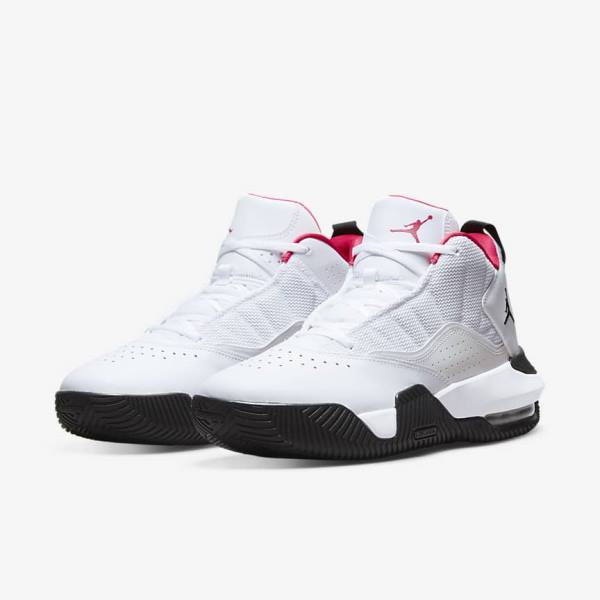 White / Black / Pink Nike Stay Loyal Sneakers Men's Air Jordan | NK371LQF