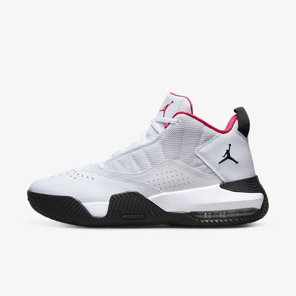 White / Black / Pink Nike Stay Loyal Sneakers Men\'s Air Jordan | NK371LQF