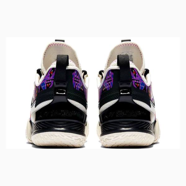 White / Black / Purple Nike Westbrook One Take Quai 54 Basketball Shoes Women's Air Jordan | JD-412PT