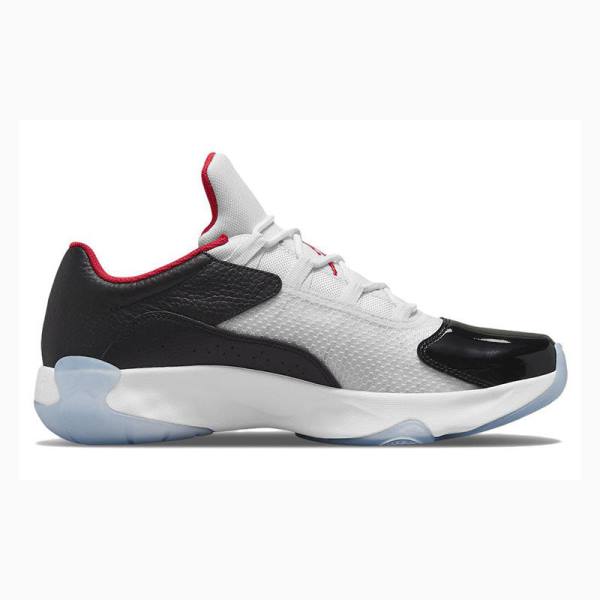 White / Black / Red Nike CMFT Low Sneakers Men's Air Jordan 11 | JD-752MB