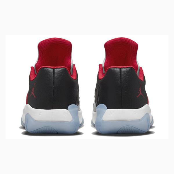 White / Black / Red Nike CMFT Low Sneakers Men's Air Jordan 11 | JD-752MB