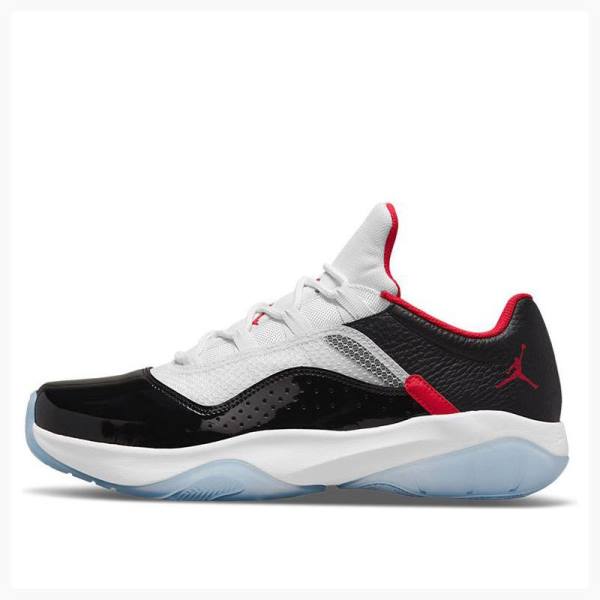 White / Black / Red Nike CMFT Low Sneakers Men\'s Air Jordan 11 | JD-752MB