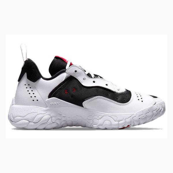 White / Black / Red Nike Delta 2 Chicago Bulls Running Shoes Men's Air Jordan | JD-409BH