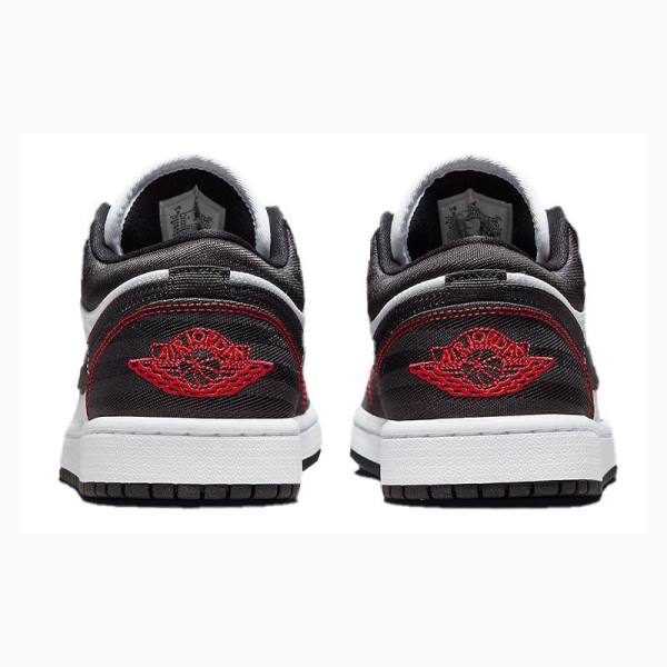 White / Black / Red Nike Low SE Utility Sneakers Women's Air Jordan 1 | JD-193HF