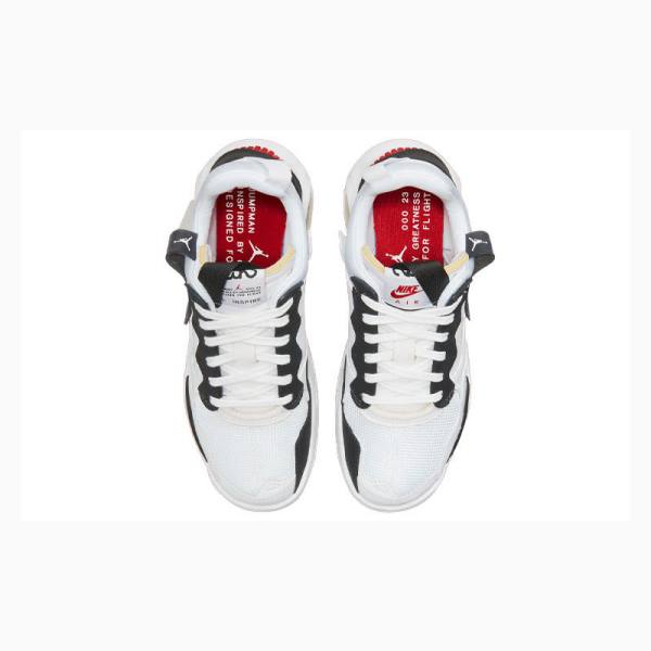 White / Black / Red Nike MA2 Fire Red Running Shoes Women's Air Jordan | JD-978GI