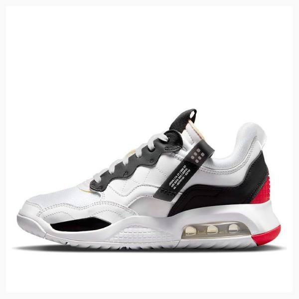 White / Black / Red Nike MA2 Running Shoes Men\'s Air Jordan | JD-630AP