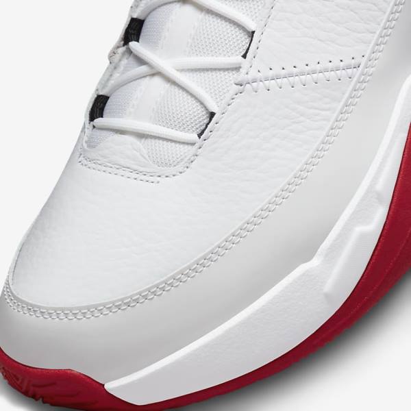 White / Black / Red Nike Max Aura 3 Basketball Shoes Men's Air Jordan | NK054JZI