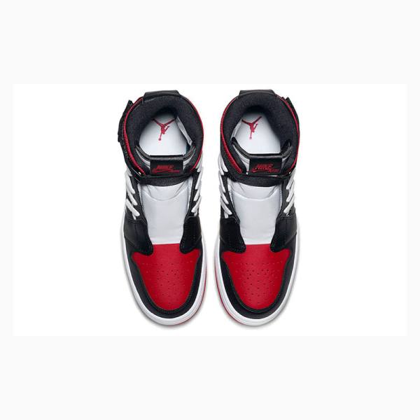 White / Black / Red Nike Nova XX Bred Toe Basketball Shoes Women's Air Jordan 1 | JD-604AQ