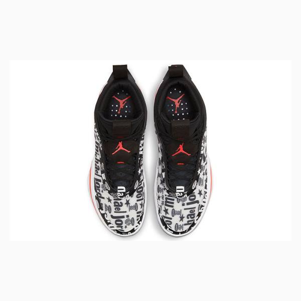 White / Black / Red Nike PF Basketball Shoes Men's Air Jordan 36 | JD-417VY