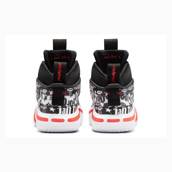 White / Black / Red Nike PF Basketball Shoes Men's Air Jordan 36 | JD-417VY