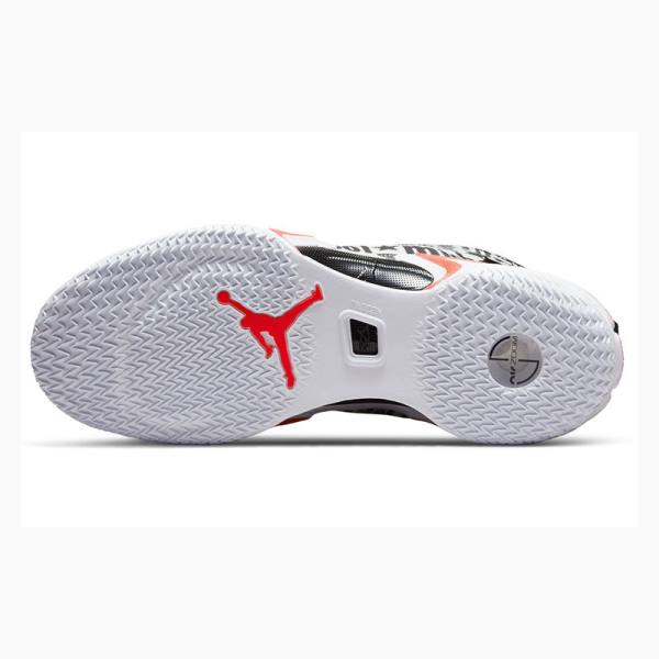 White / Black / Red Nike PF Basketball Shoes Men's Air Jordan 36 | JD-417VY