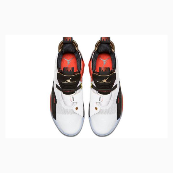 White / Black / Red Nike PF Future Flight Basketball Shoes Men's Air Jordan 33 | JD-475SB