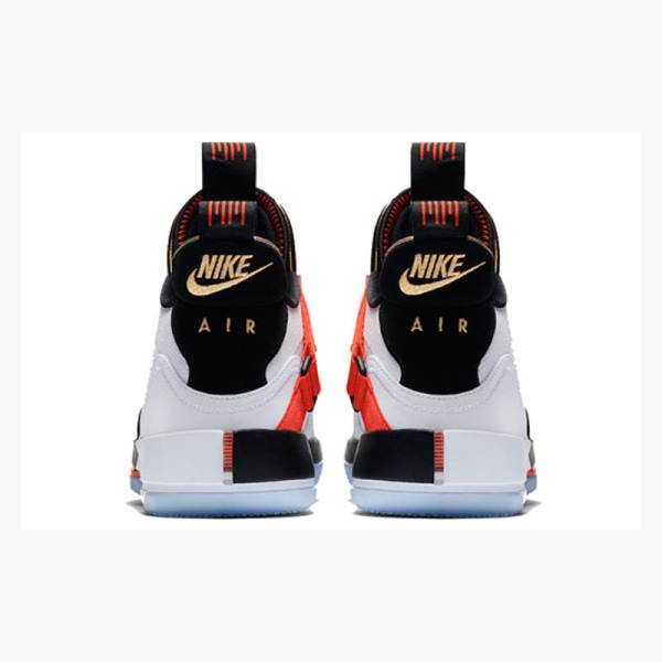 White / Black / Red Nike PF Future Flight Basketball Shoes Men's Air Jordan 33 | JD-475SB