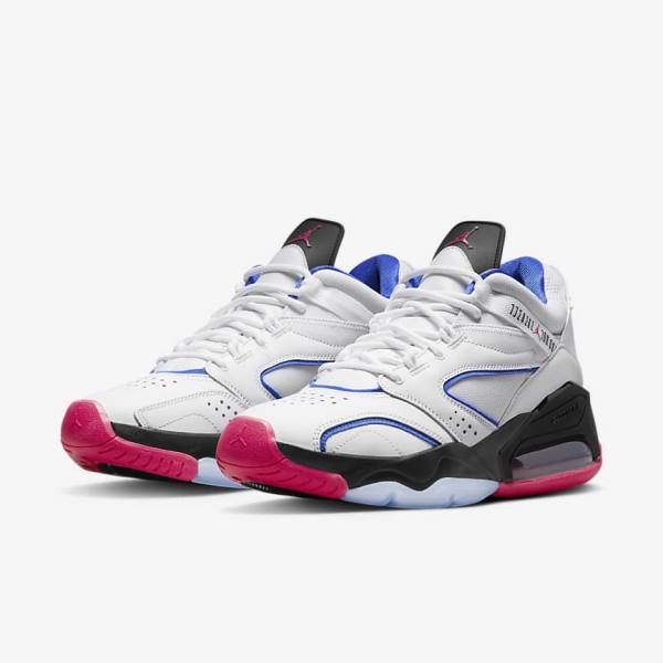 White / Blue / Black / Pink Nike Point Lane Running Shoes Men's Air Jordan | NK937IHJ