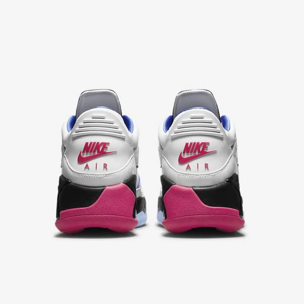 White / Blue / Black / Pink Nike Point Lane Running Shoes Men's Air Jordan | NK937IHJ