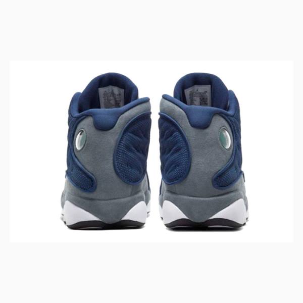 White / Blue / Grey Nike Retro Flint Basketball Shoes Men's Air Jordan 13 | JD-172LI