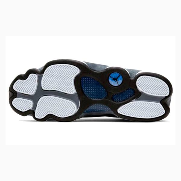 White / Blue / Grey Nike Retro Flint Basketball Shoes Men's Air Jordan 13 | JD-172LI